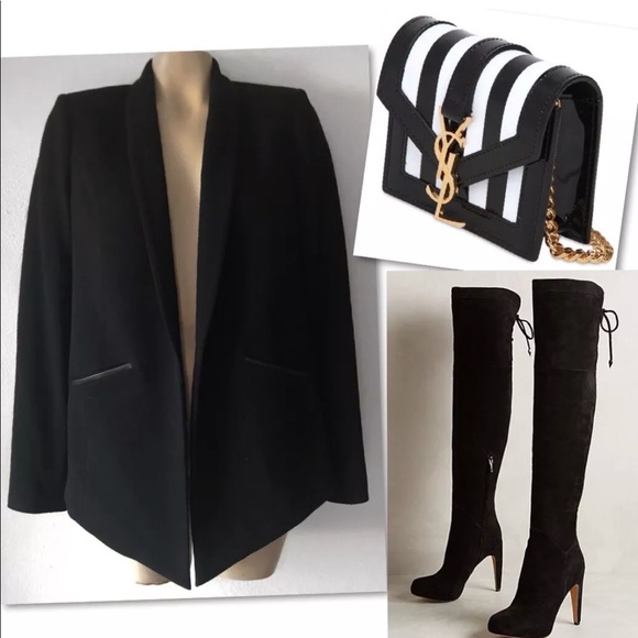 Derek Lam Jackets & Blazers - 10 CROSBY DEREK LAM WOOL BLACK PREPPY BLAZER SZ 6 Derek Lam Jackets & Blazers - 10 CROSBY DEREK LAM WOOL BLACK PREPPY BLAZER SZ 6
